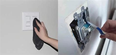 cleaning electrical boxes|how to clean a power outlet.